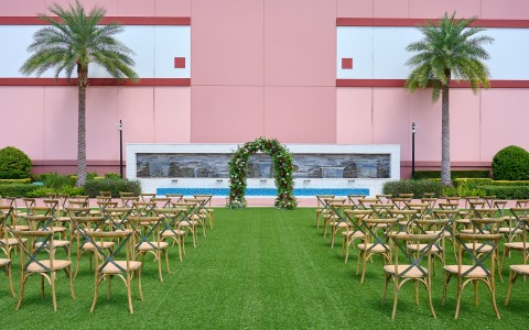 a group of chairs in a row