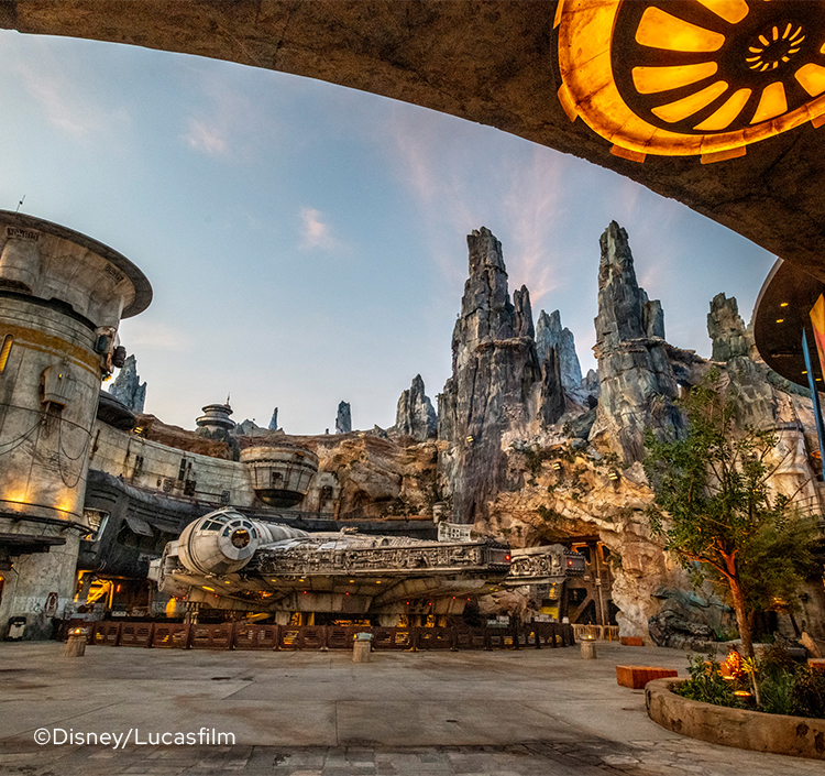 a space ship in a movie set