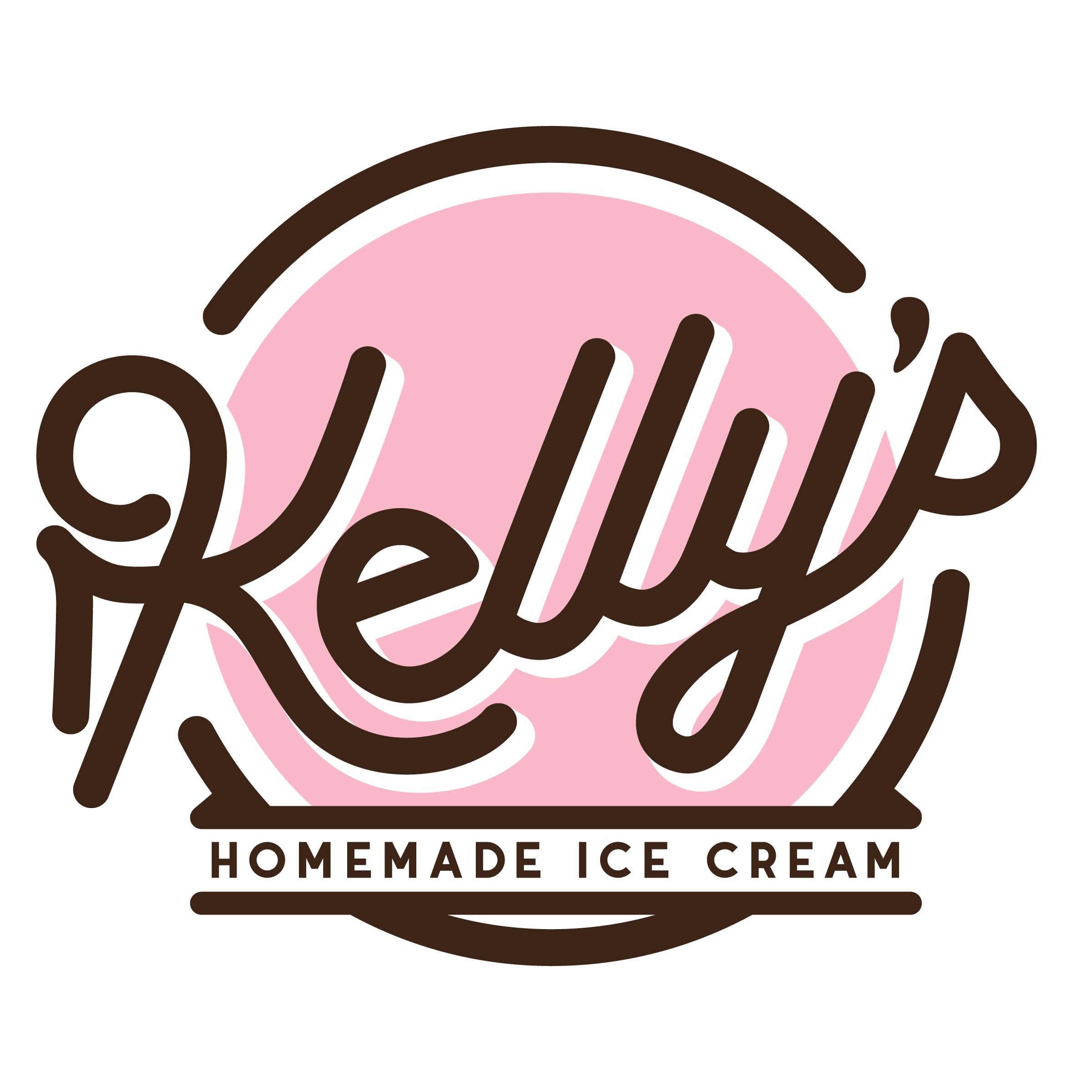 a logo for a ice cream shop