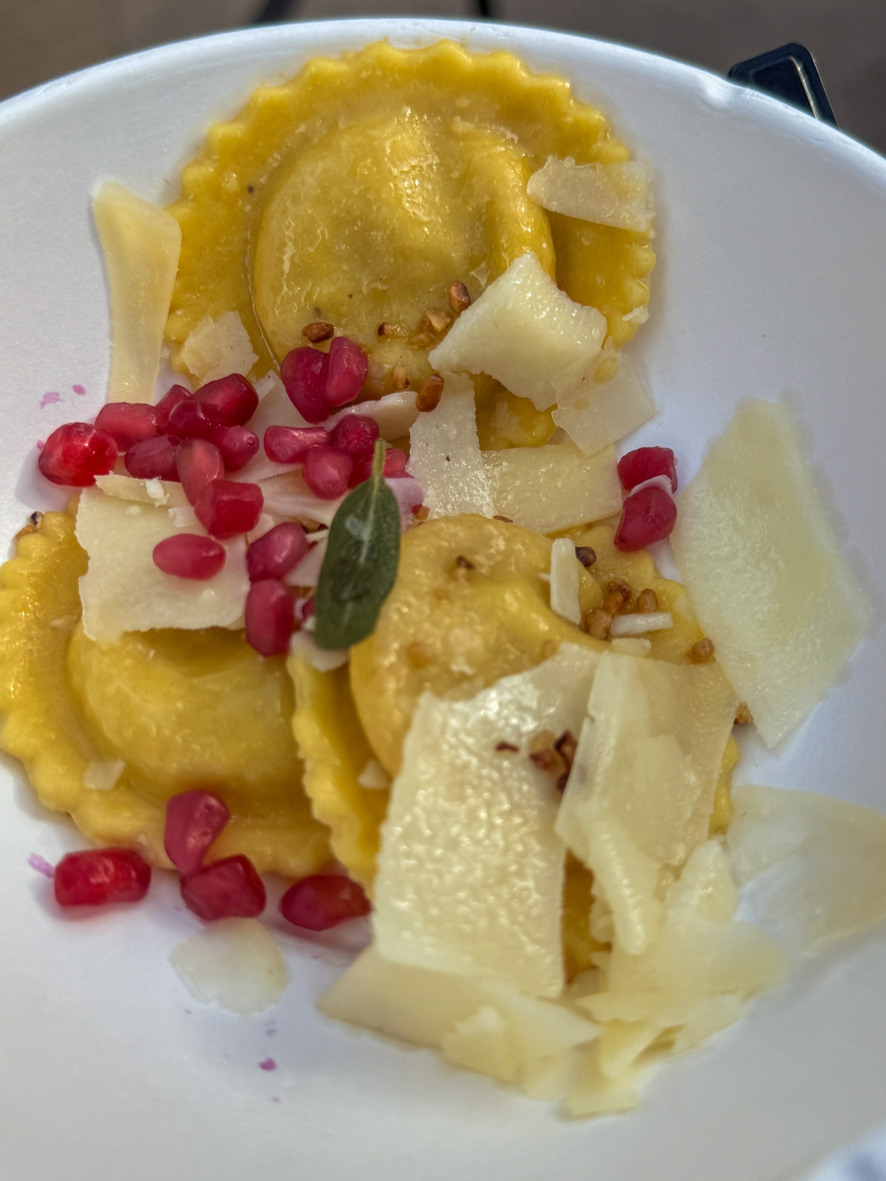 a plate of food on a table