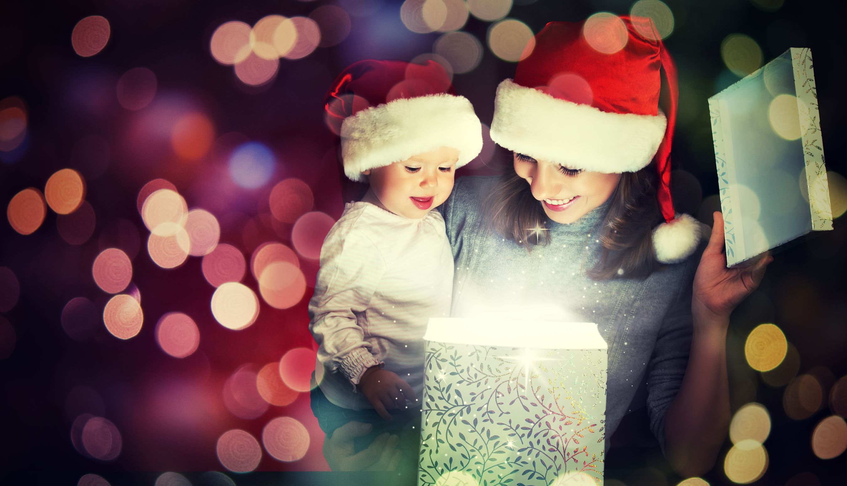 Holiday Season Mom and Child