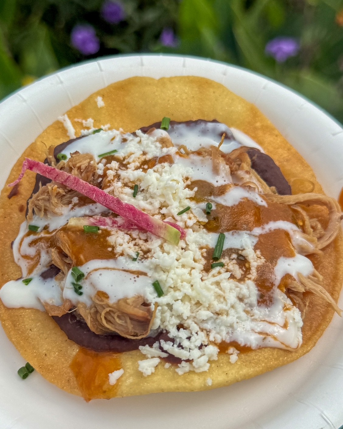 a plate of food with meat and cheese