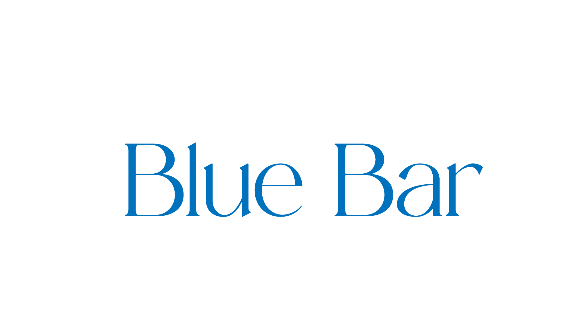 a blue text on a black background