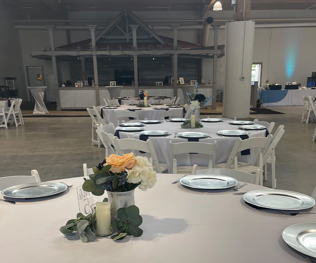 a table set for a party