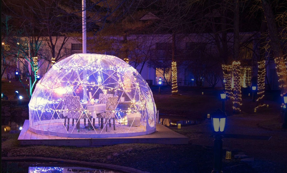 Igloo Dining at Cherry Valley Hotel 