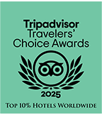 a blue and black logo