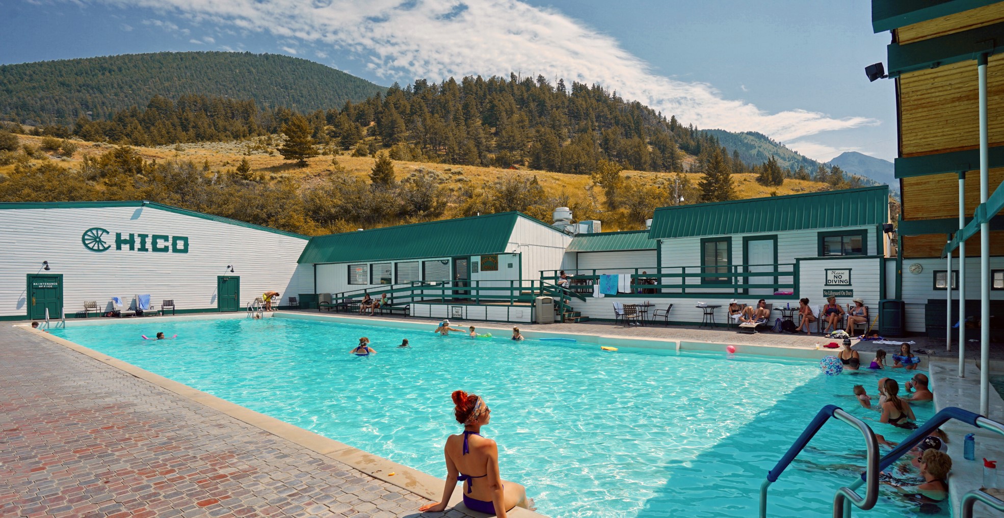hero image for a group of people in a swimming pool