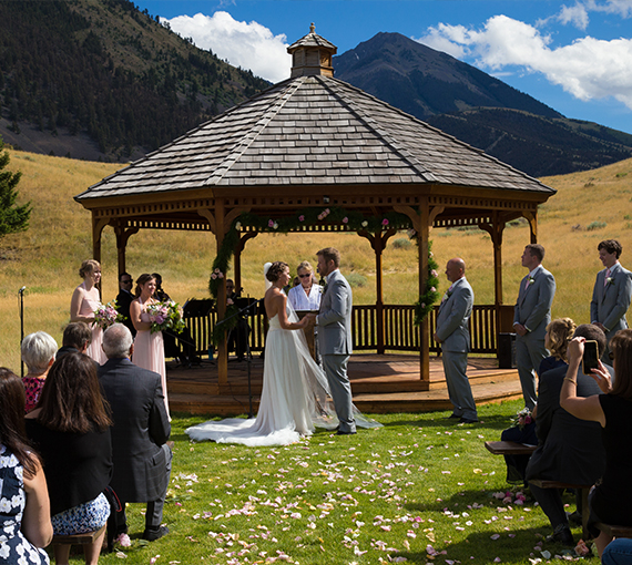 a couple in a wedding ceremony image from David Clumpner