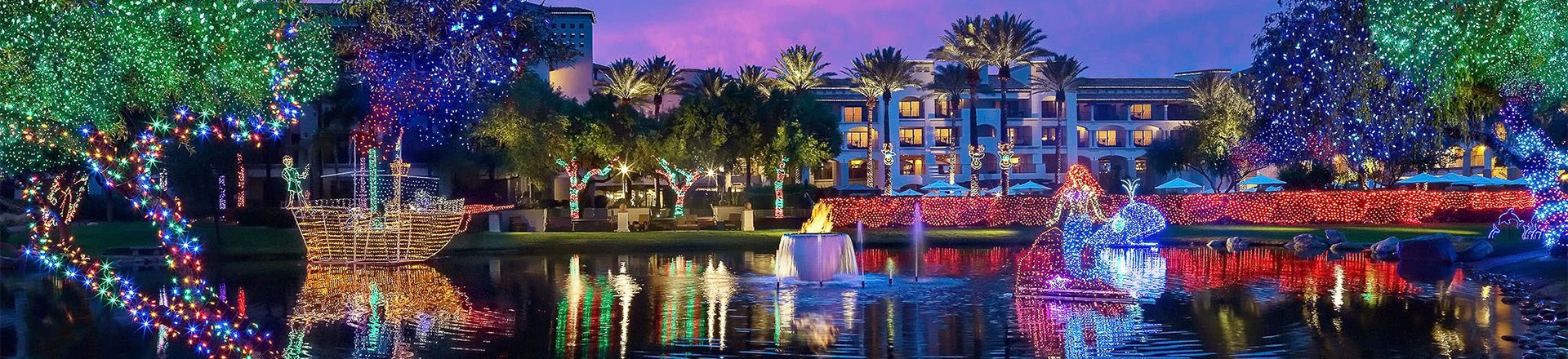 a building with a fountain in front of it