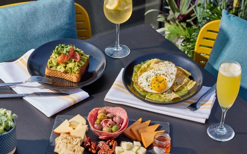 plates of food on a table main