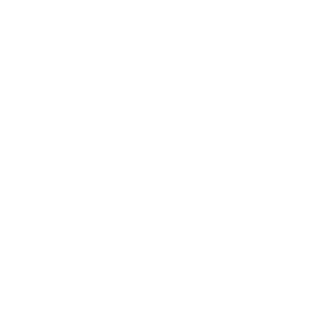 a black and white logo with white text