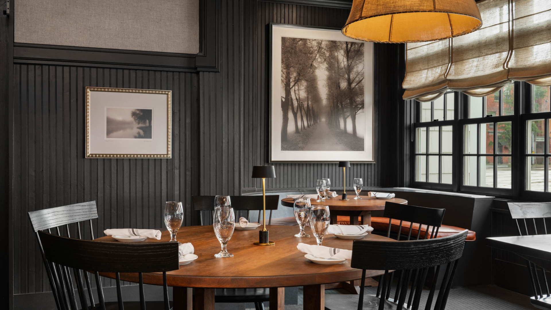 a table set for a dinner party