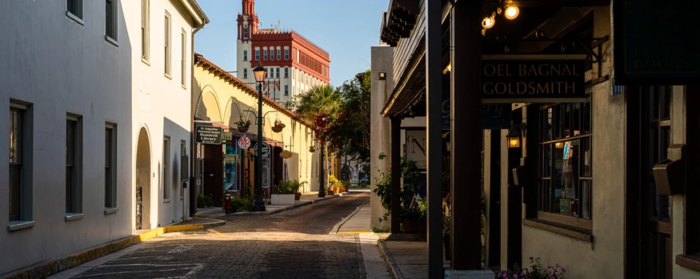 a street with buildings on both sides
