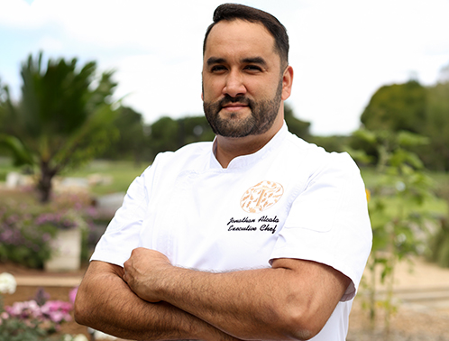 a man in a white shirt