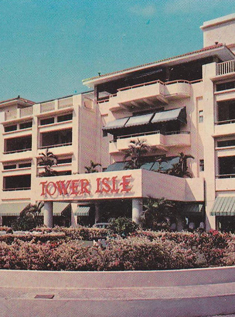 a building with a sign on it