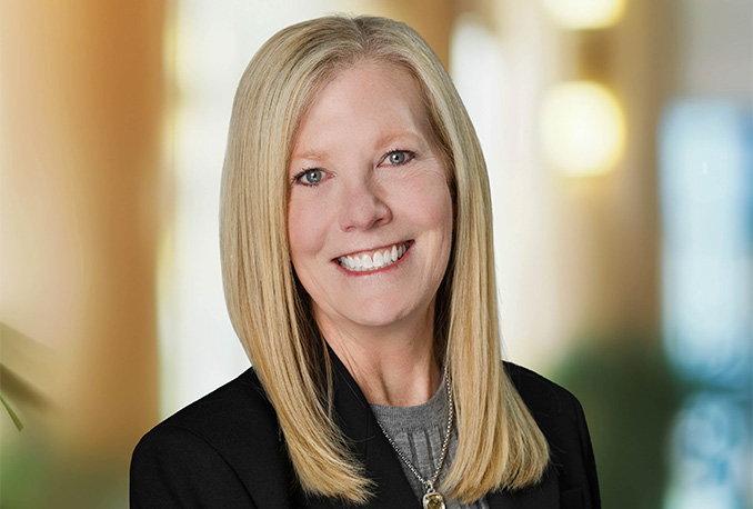 a woman smiling at camera