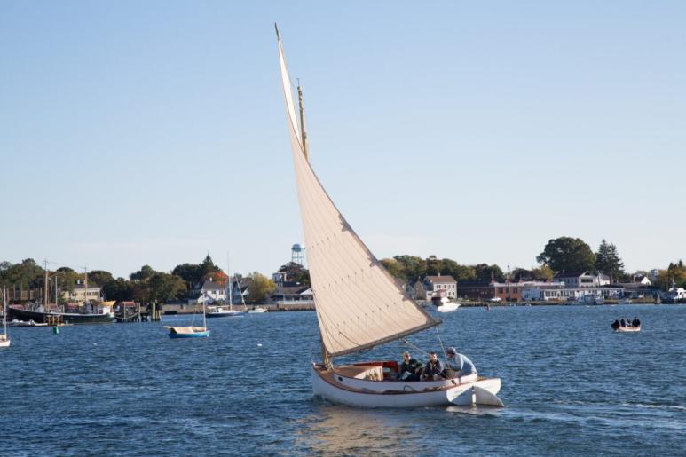 a sailboat on the water