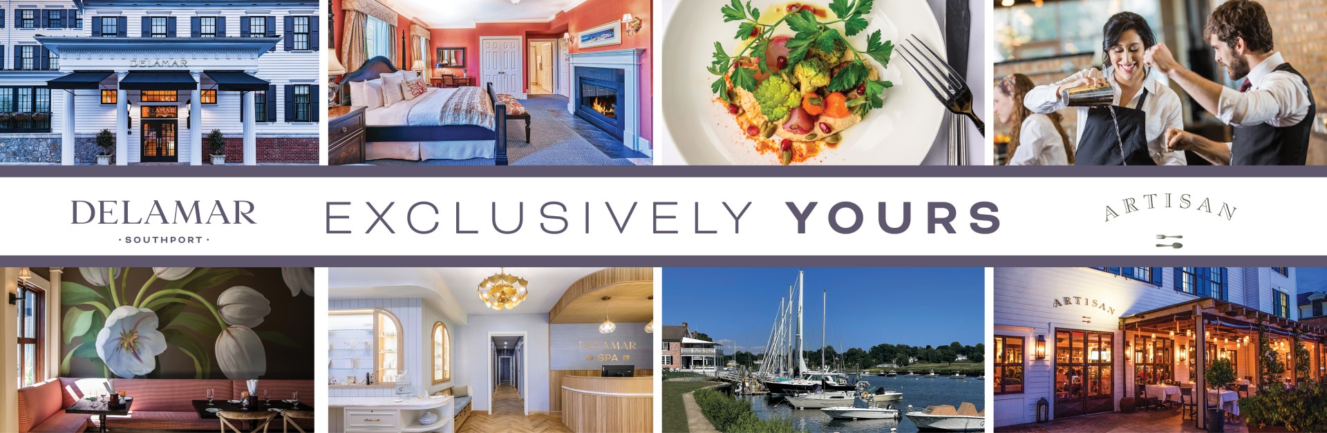 a collage of different rooms