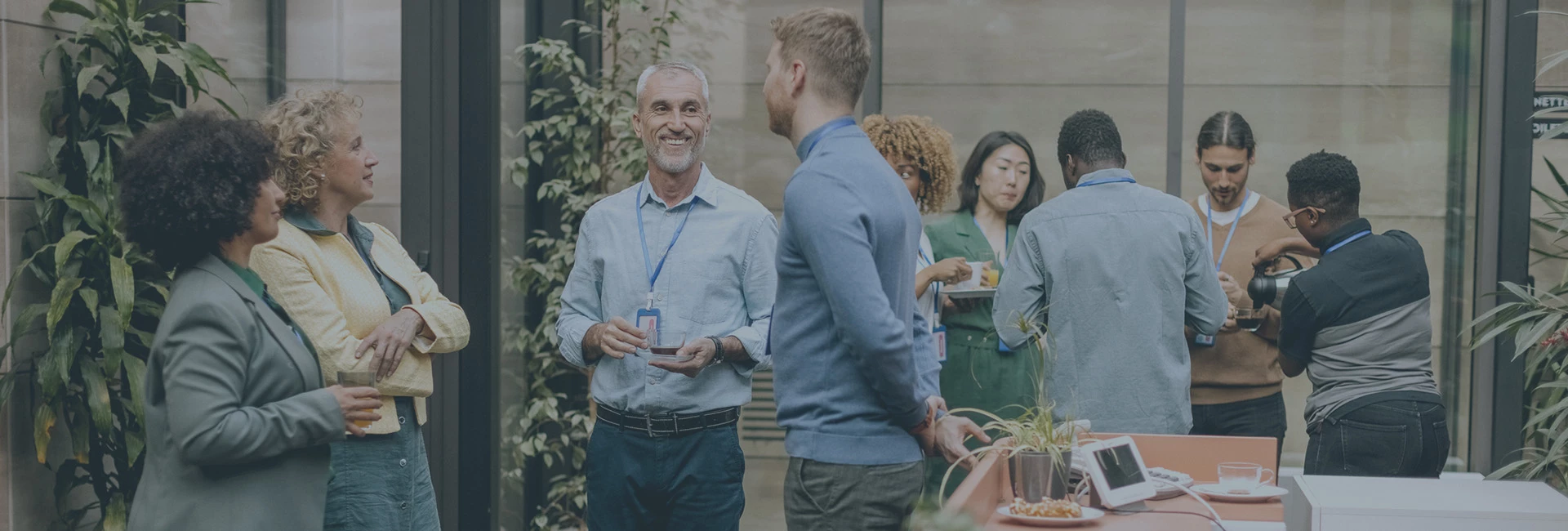 Professionals networking
