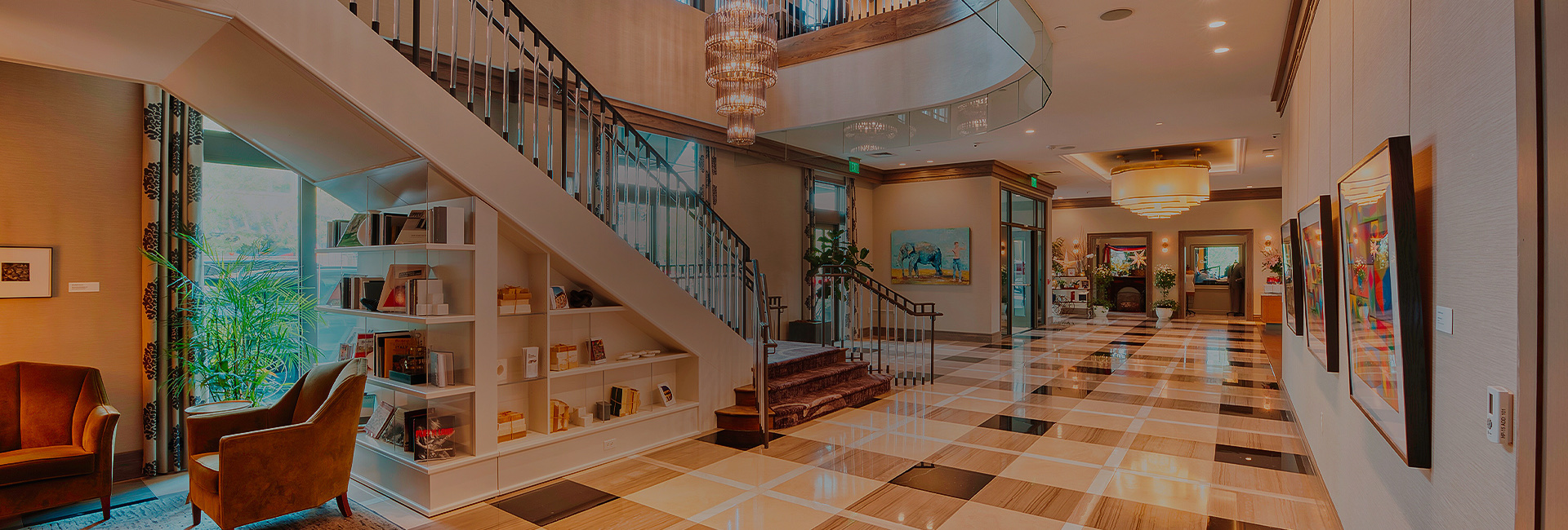 Lobby and staircase