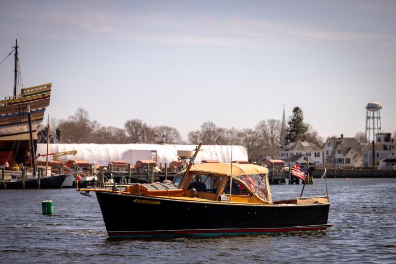 a boat on the water
