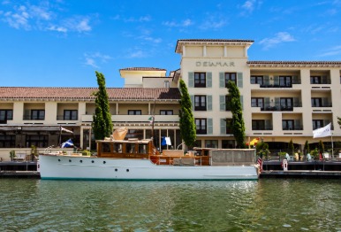 a boat in the water