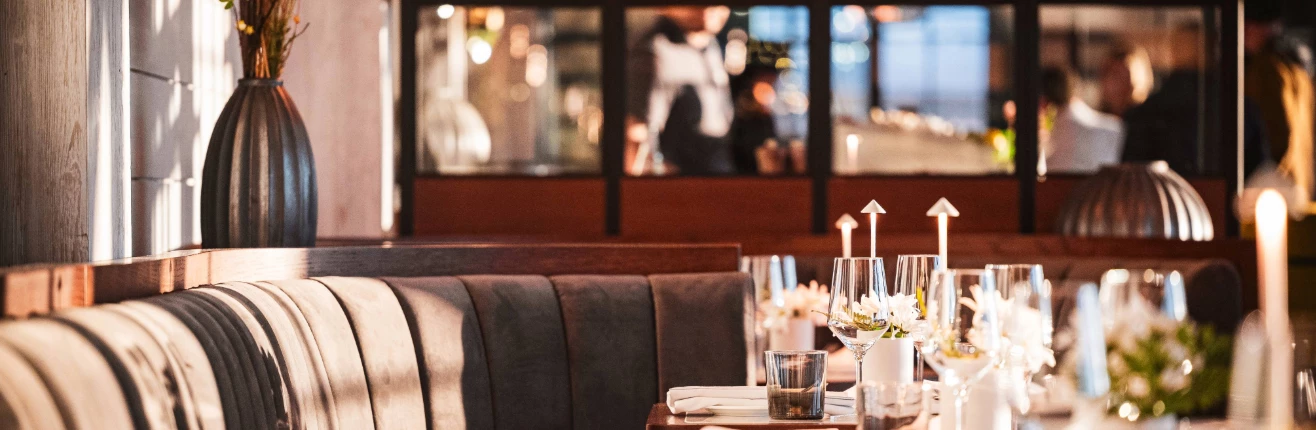 a table set for a dinner party