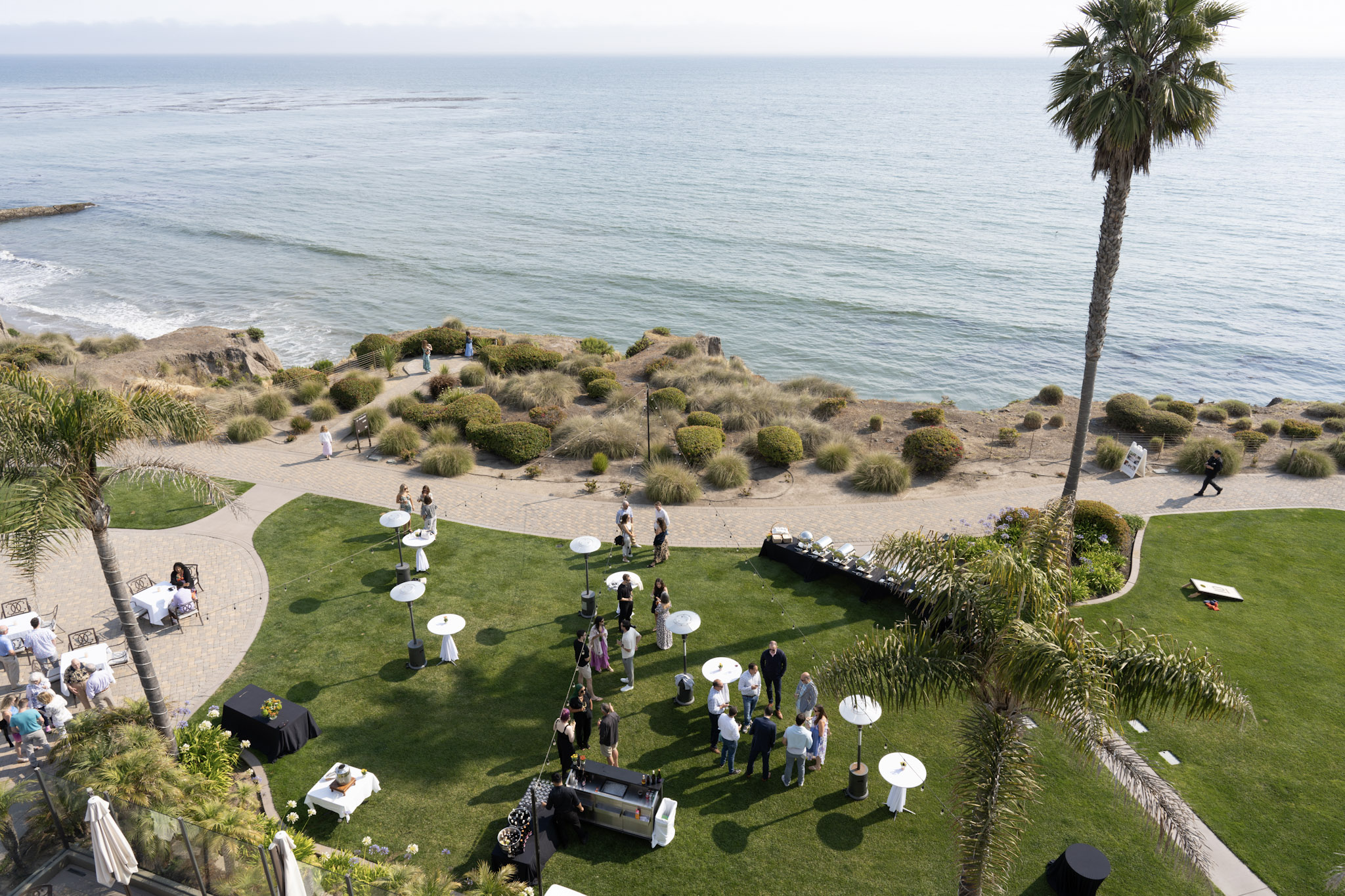 oceanfront family reunion event space in Pismo Beach at Dolphin Bay Resort & Spa venue