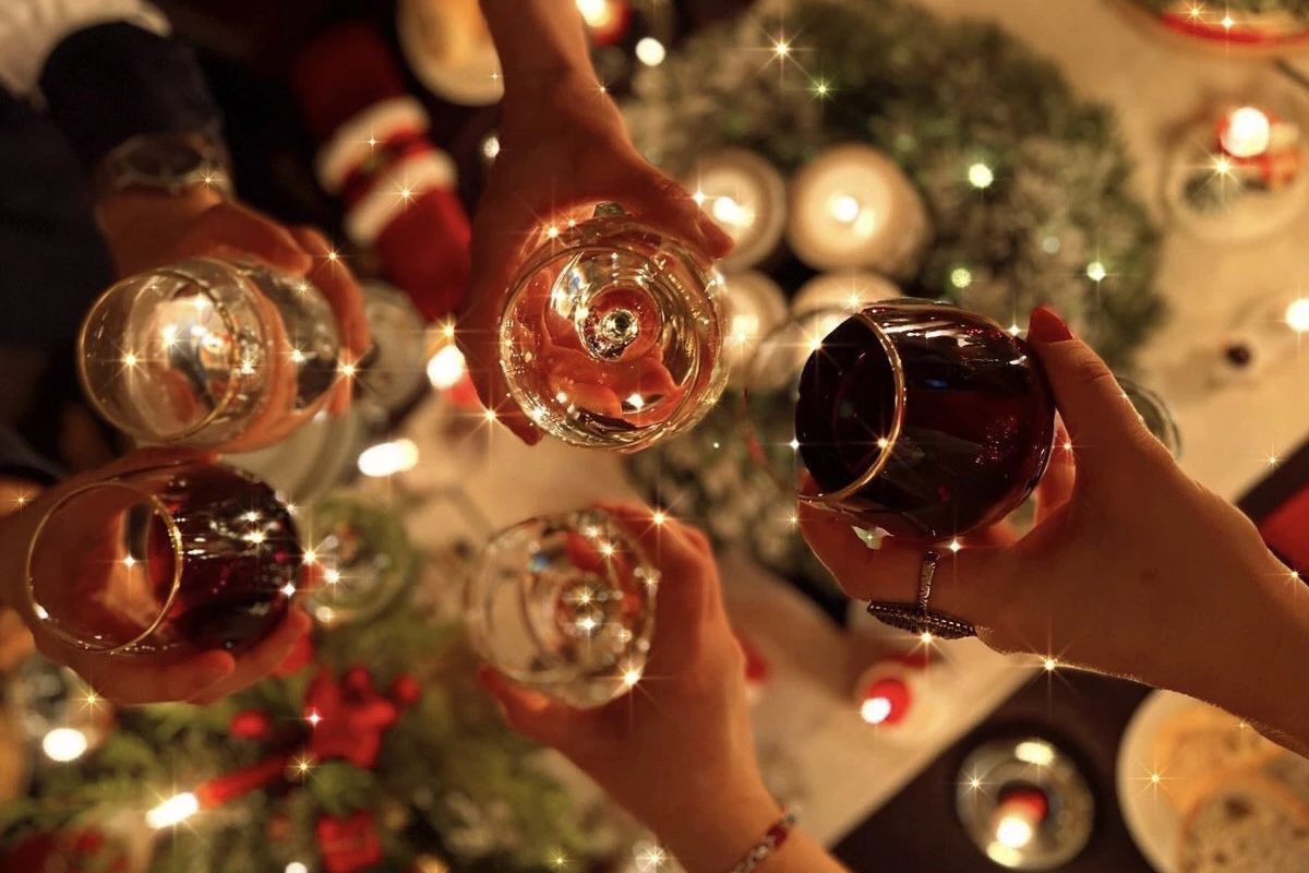 Intimate Holiday Wine Dinner at Lido Restaurant & Lounge with seasonal dishes by Chef Chris Shackelford and wine pairings from Dunites Wine Co. and Outward Wines on the Central Coast.