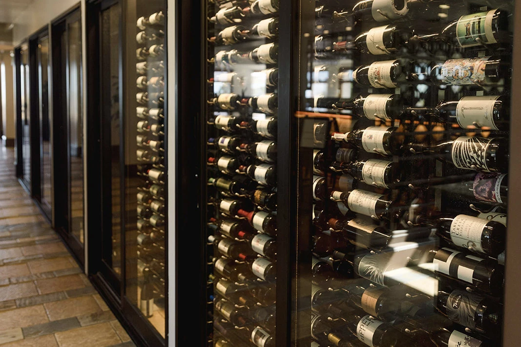 Wine list showcasing Central Coast favorites and global varietals at Lido Restaurant & Lounge, Dolphin Bay Resort & Spa in Pismo Beach California