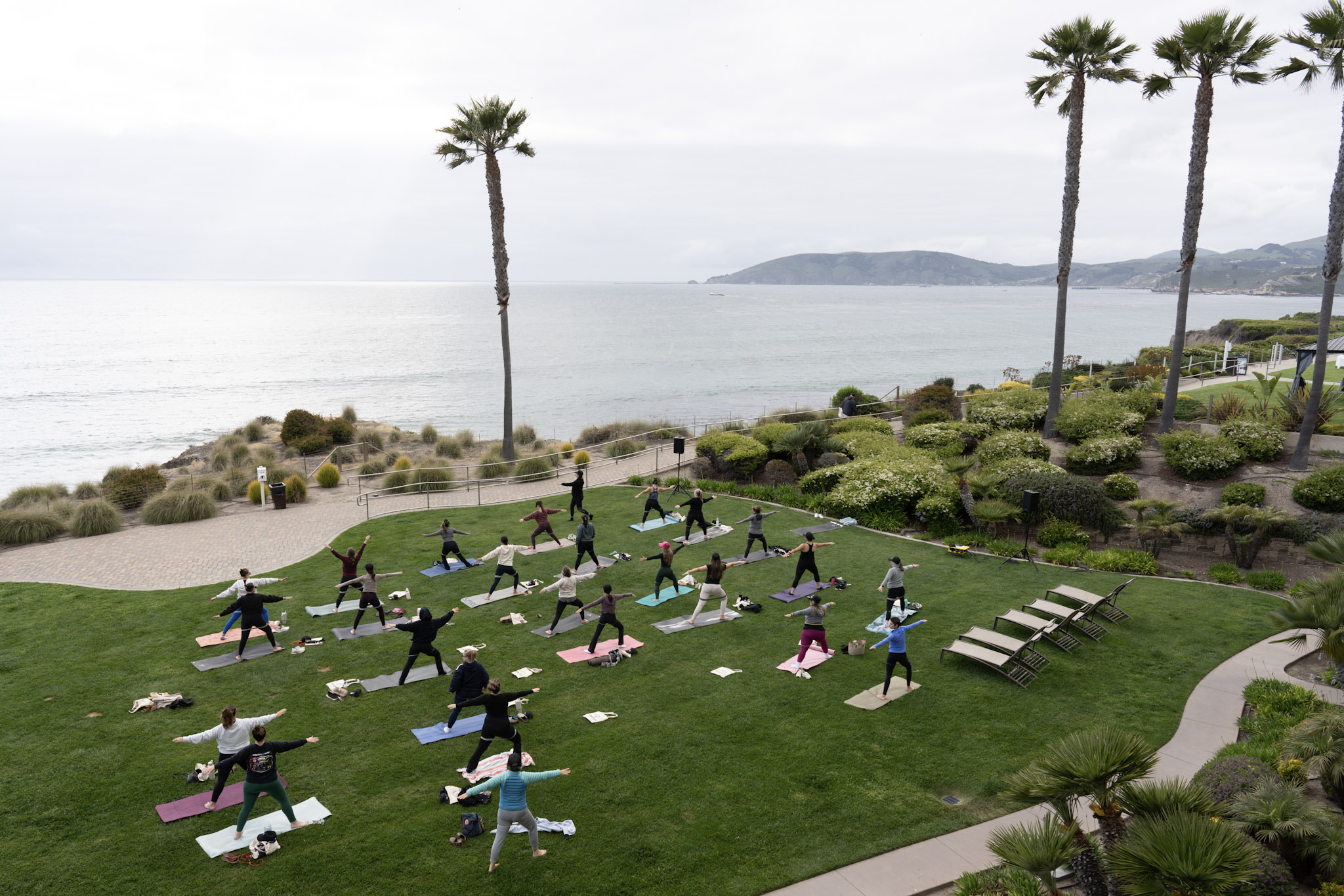 tone & tequila workout event wellness pismo beach oceanfront nosotros cocktails