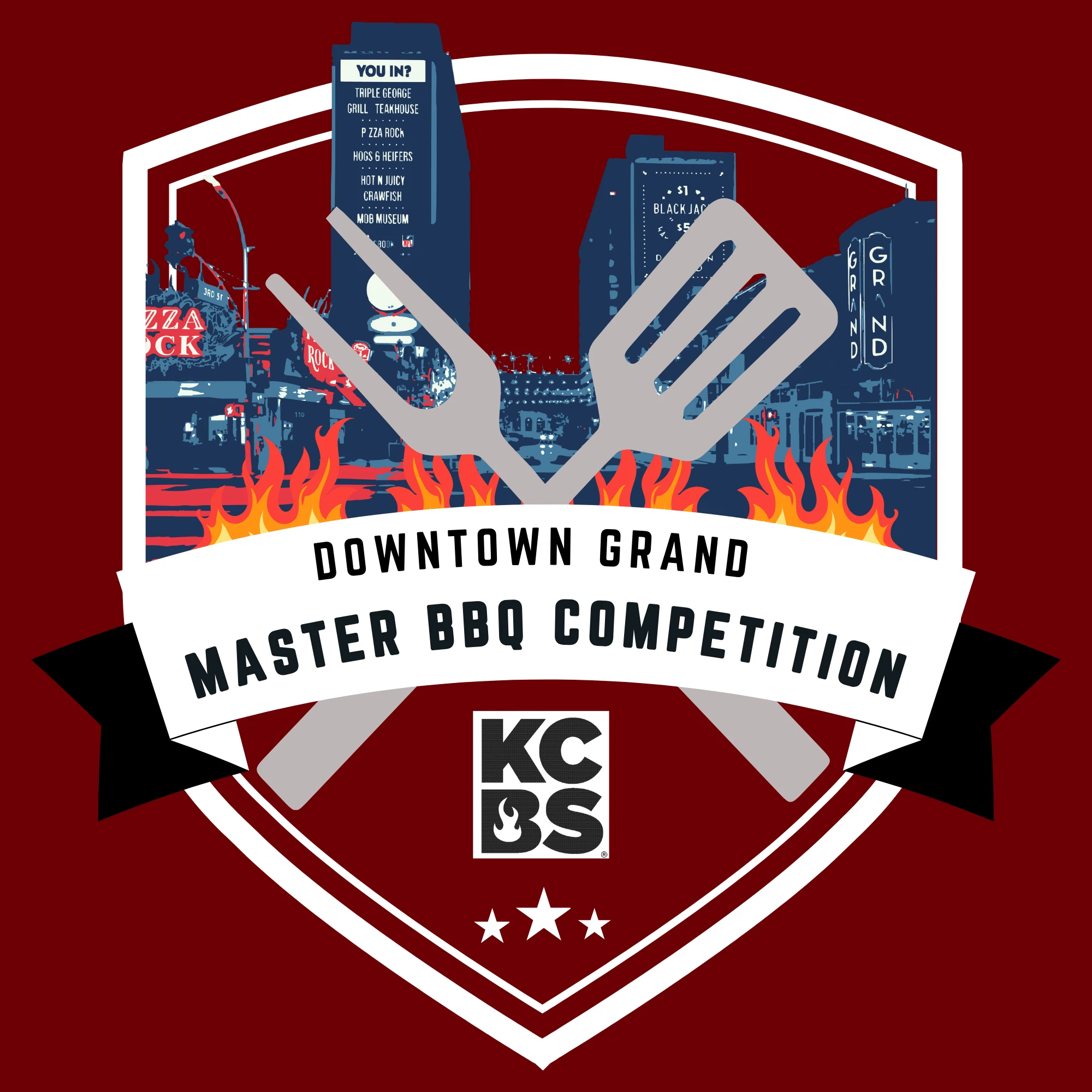 a logo for a barbecue competition