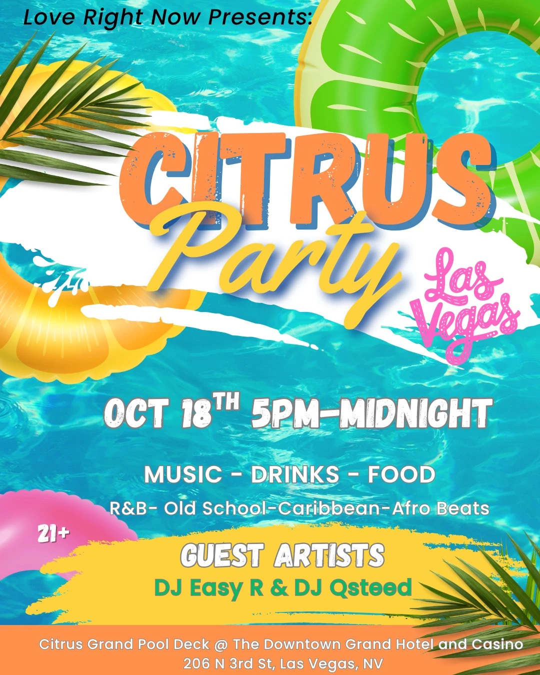 a poster for a party