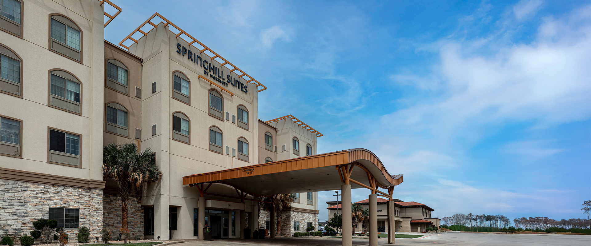 a building with a roof over it