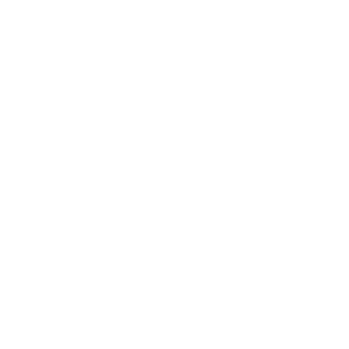 a logo on a black background