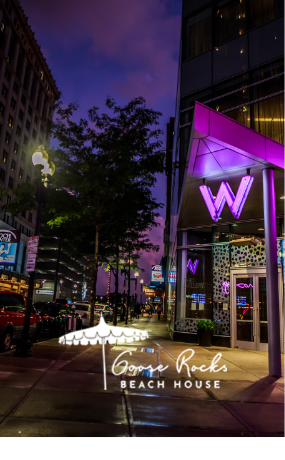a street with a sign on it