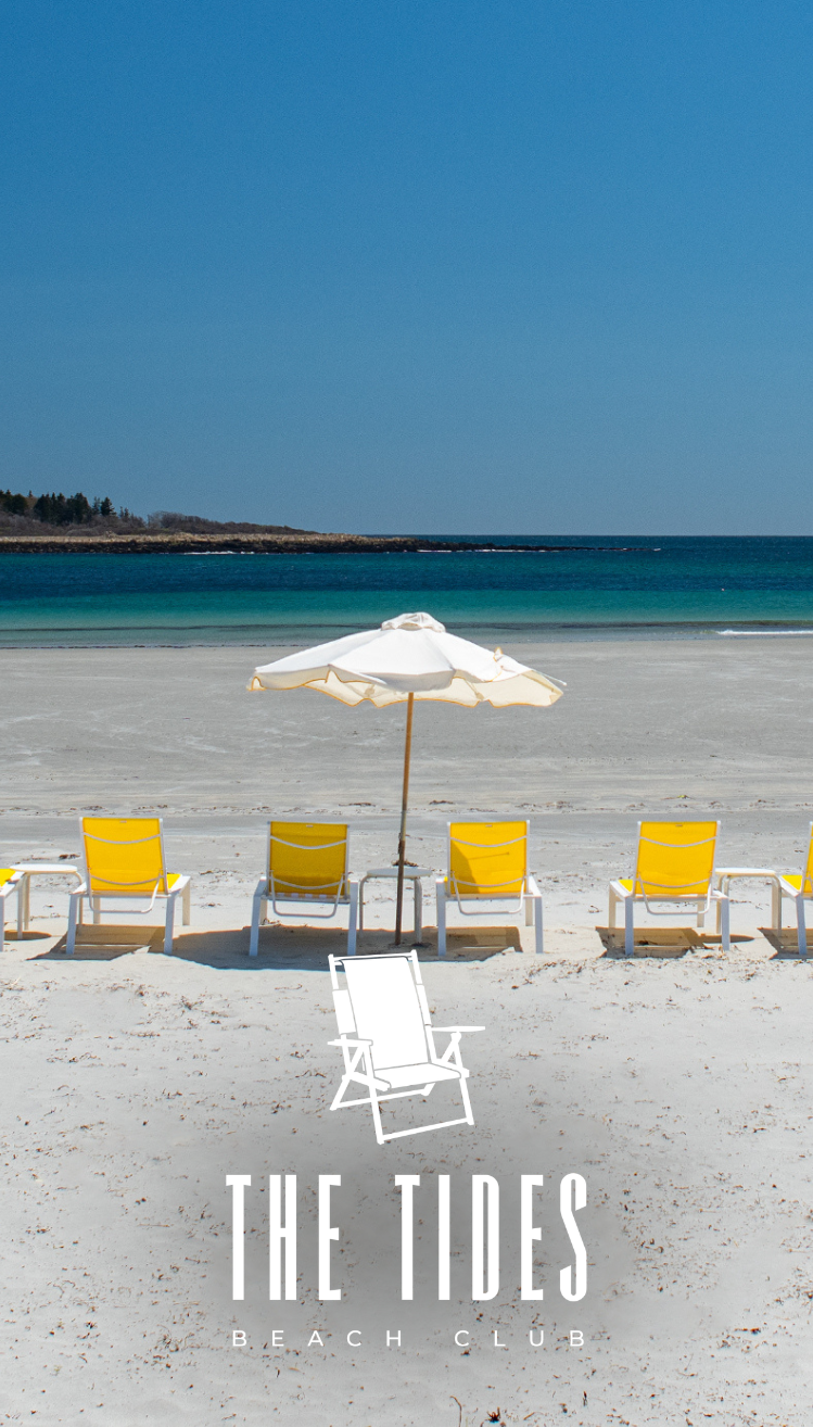 a group of chairs and umbrella on a beach
