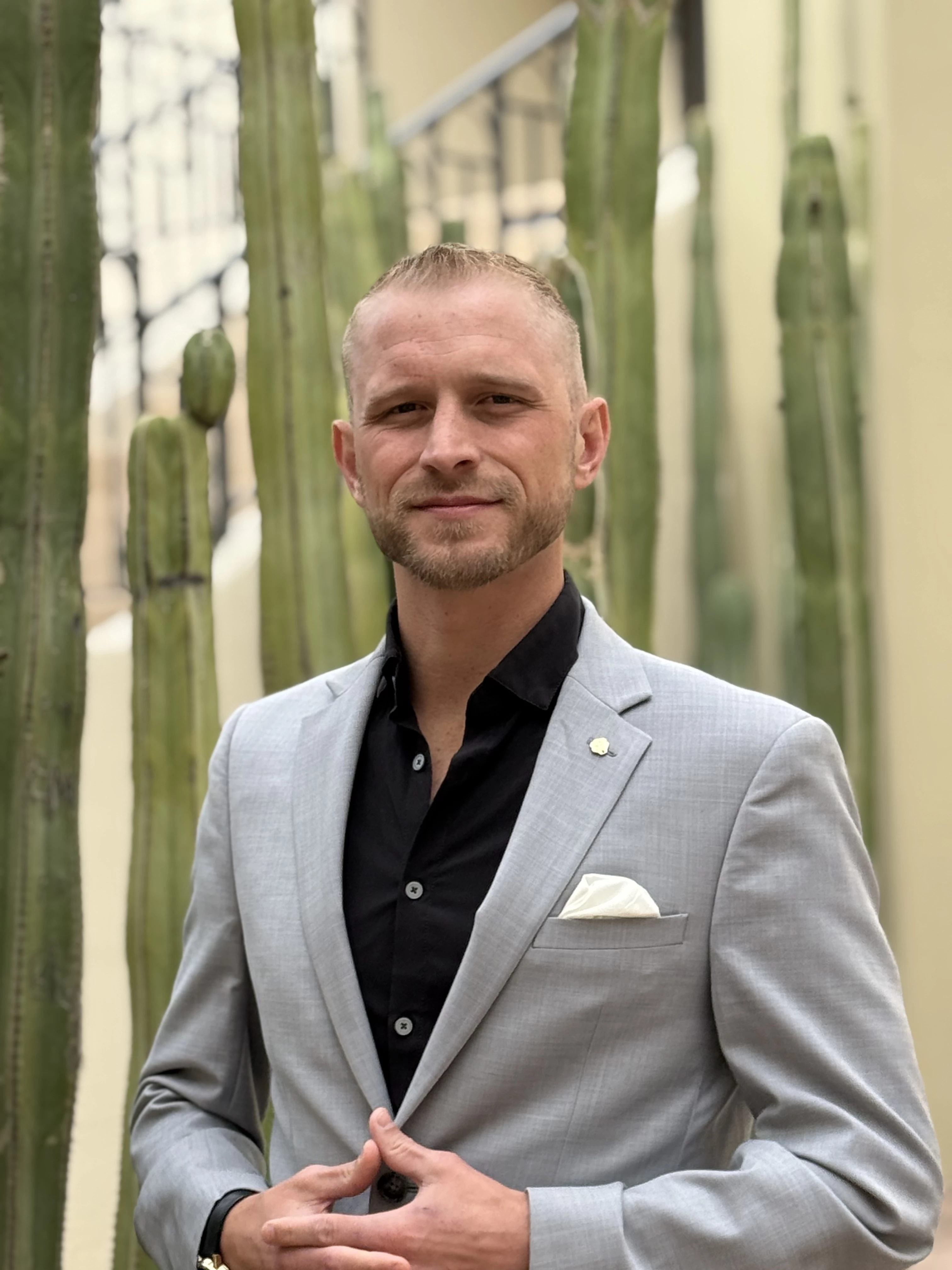 a man in a suit