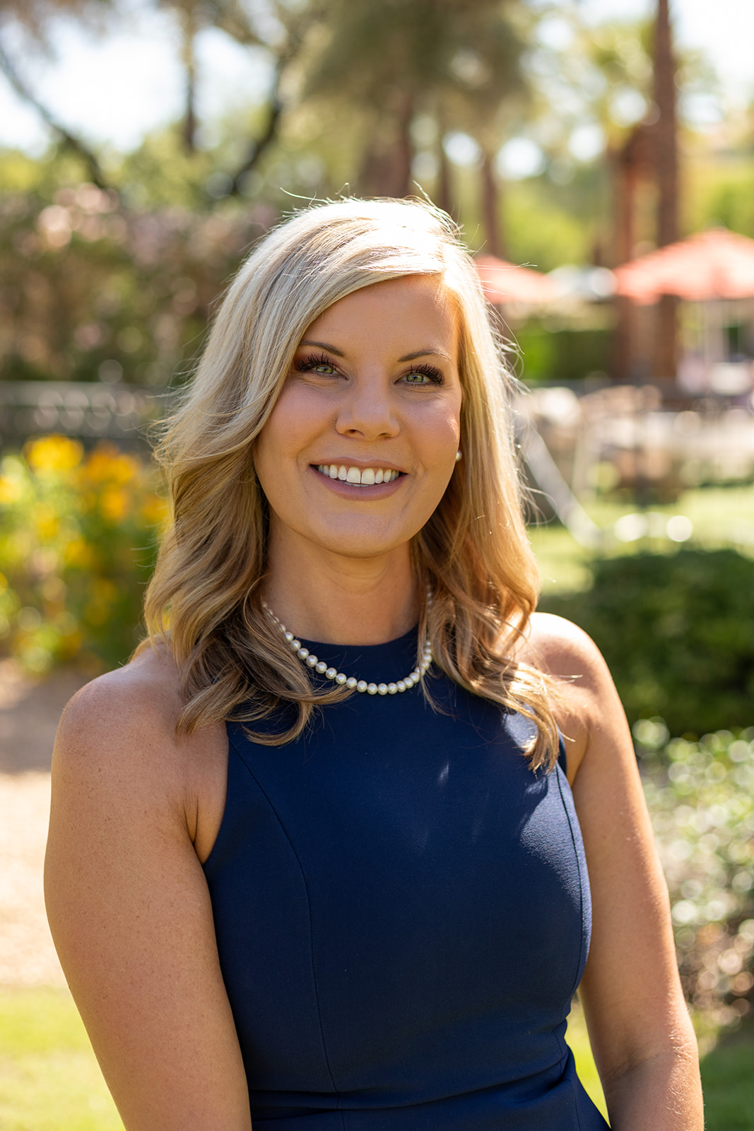 a woman smiling at camera