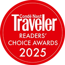 a red circle with white text