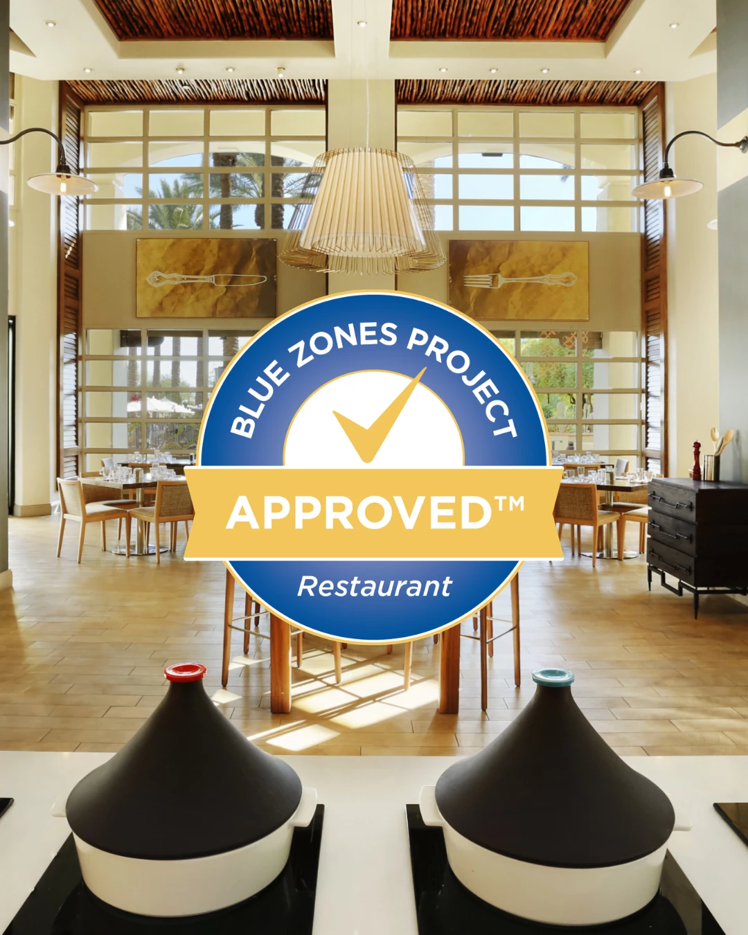 a restaurant with a sign