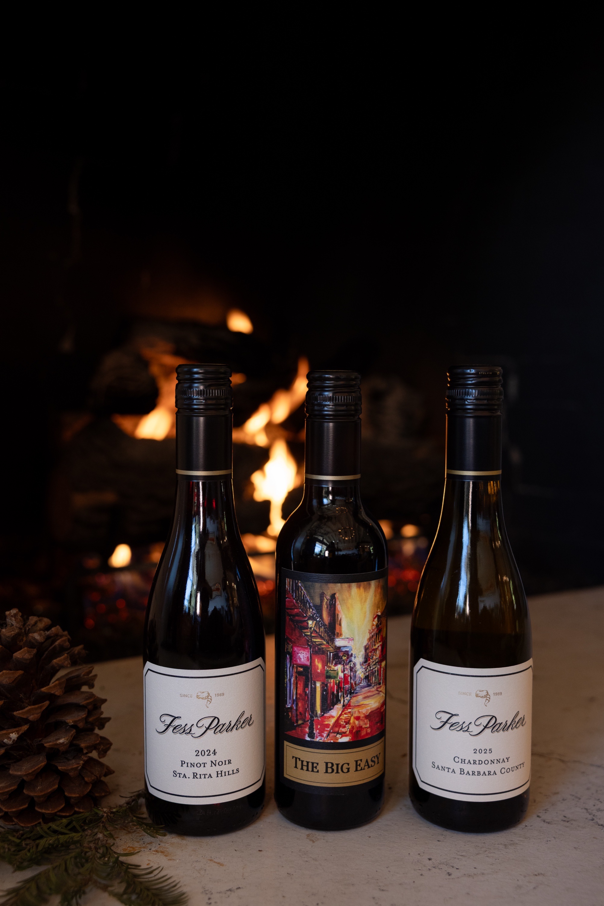 3 half bottles from Fess Parker Winery (375MLS)