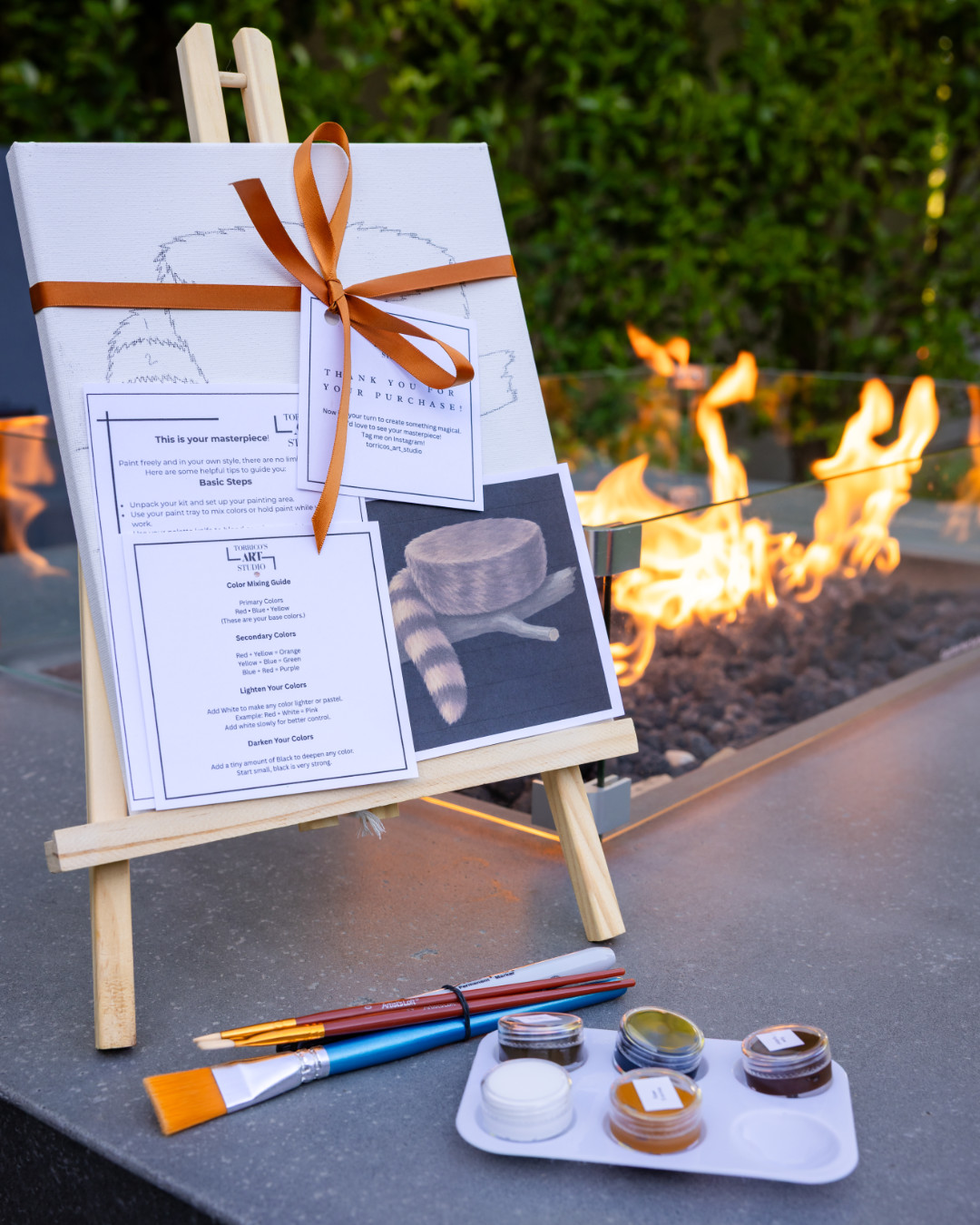 Torrico's Art Studio Art Kit at Fess Parker Wine Country Inn in Los Olivos, CA