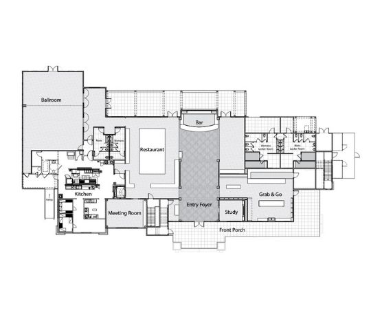 a floor plan of a house