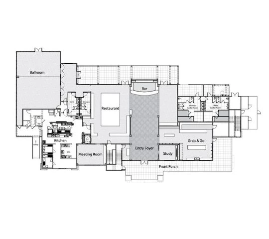 a floor plan of a house