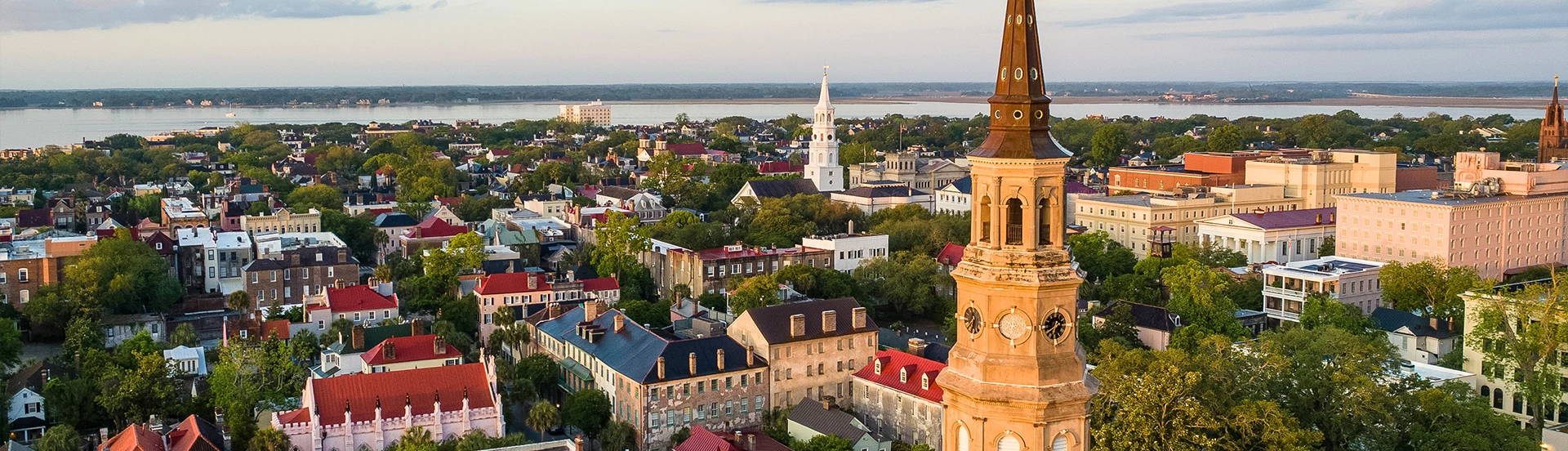 a city with a clock tower