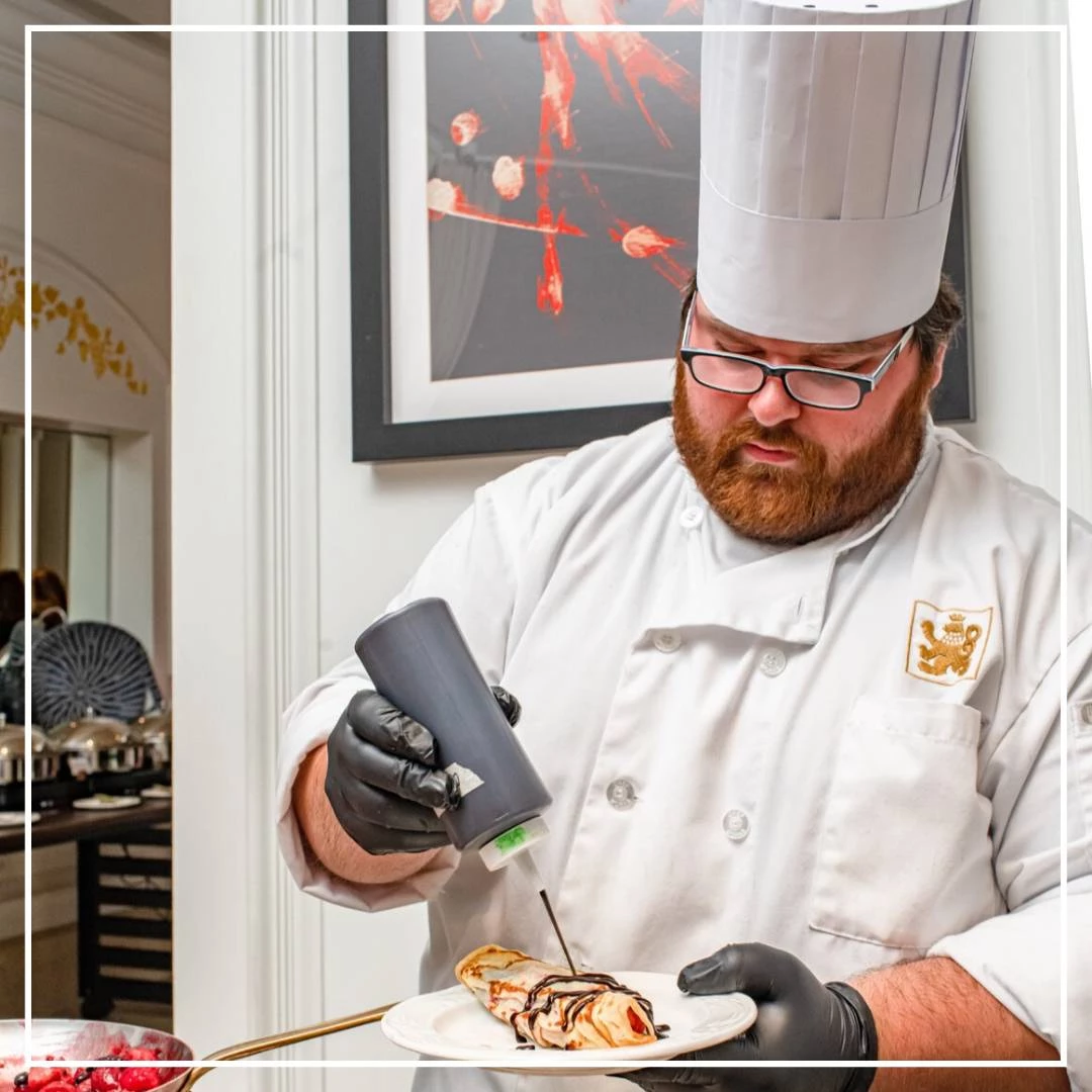 a man in a chef's uniform