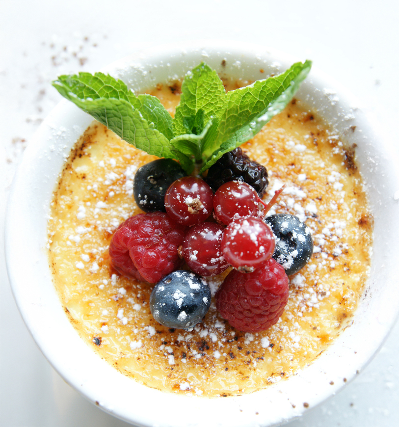a bowl of food with berries