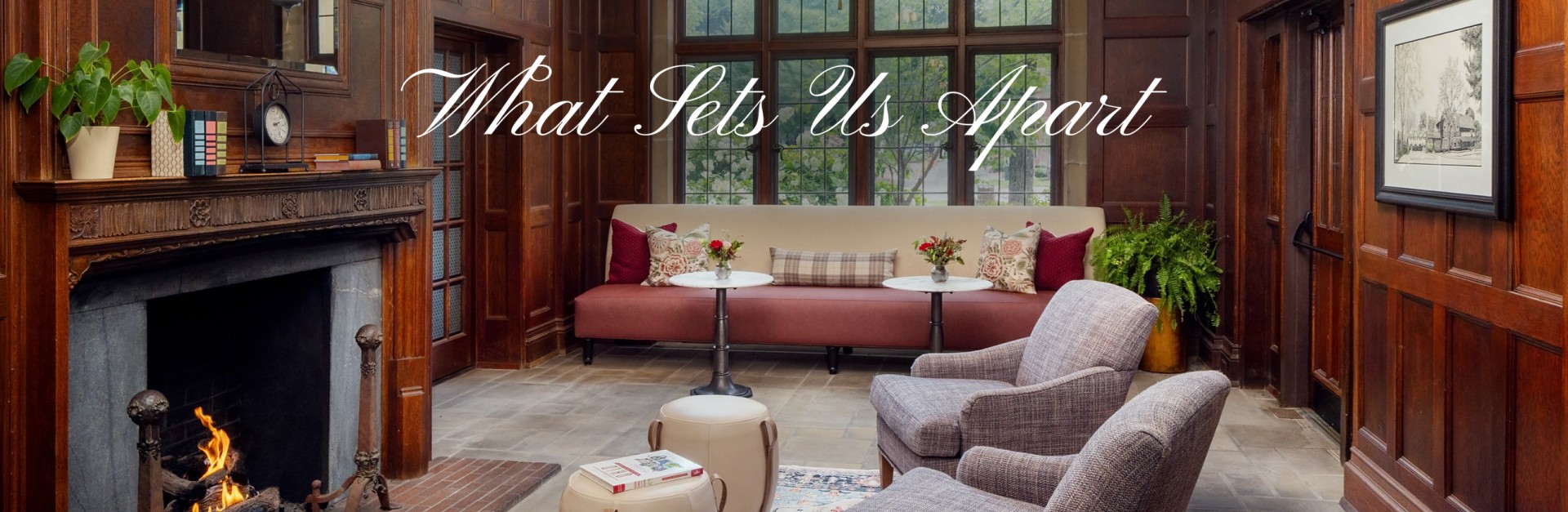 a room with couches and chairs