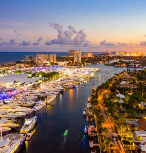 ft lauderdale birds eye view